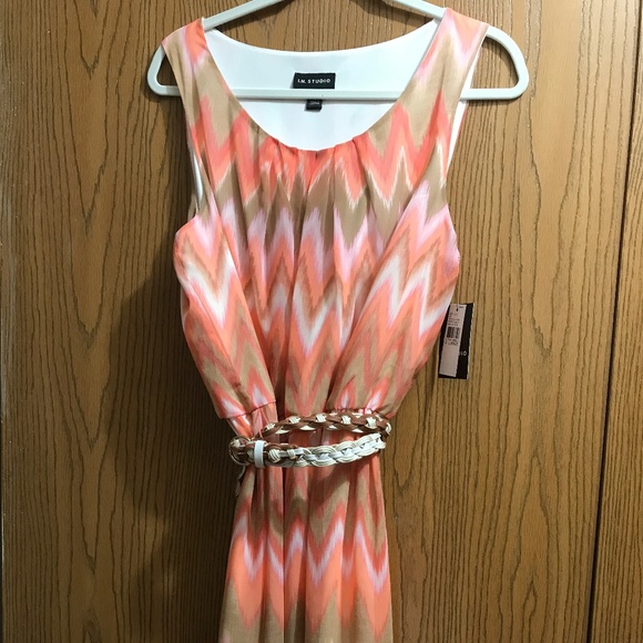 NWT Chevron Maxi Dress - Picture 5 of 6